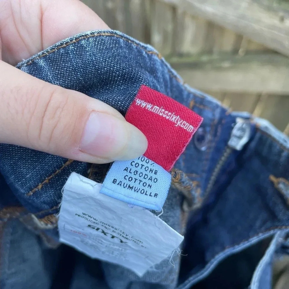 MISS SIXTY Y2K LOW RISE FLARE JEANS - Picture 7 of 7